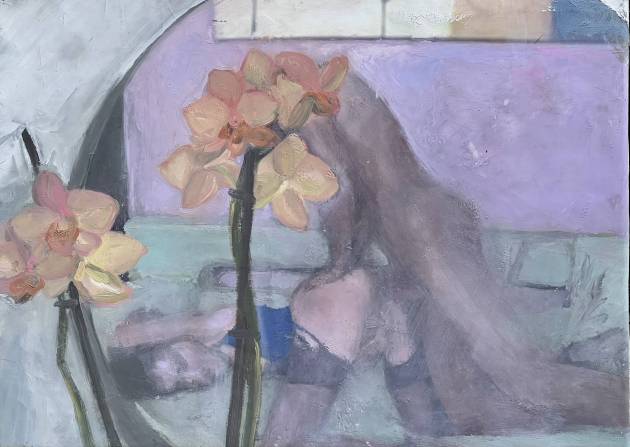 Composition with orchids